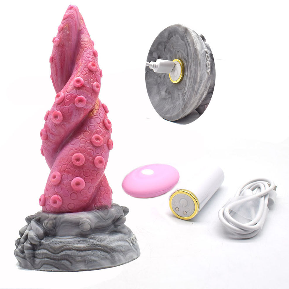 Fantasy Octopus Tentacle Dildo Vibrator - Monster Vibrating Anal Dildo Buttplug Sex Toys