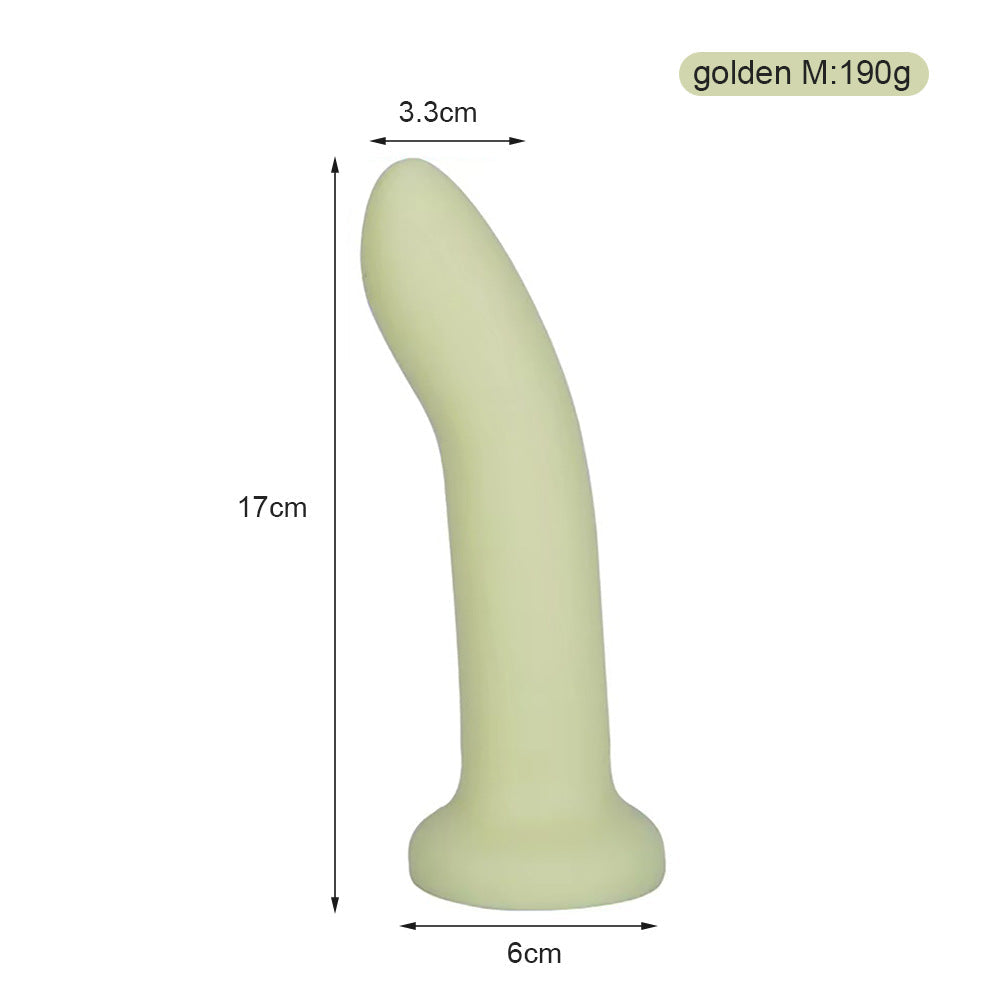 Finger Prostate Massage Anal Dildo - Silicone Butt Plug Sex Toys for Men Women