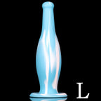 Fantasy Bowling Anal Dildo Butt Plug - Exotic Color-Mixing Silicone Sex Toys for Women