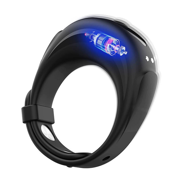 Vibrating Cock Ring Male Sex Toys - Adjustable Girthy Penis Size Sheath Enhancer