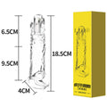 Jelly Silicone Cock Sleeve Vibrating Penis Extender Delay Ejaculation Condom Sex Toys for Men