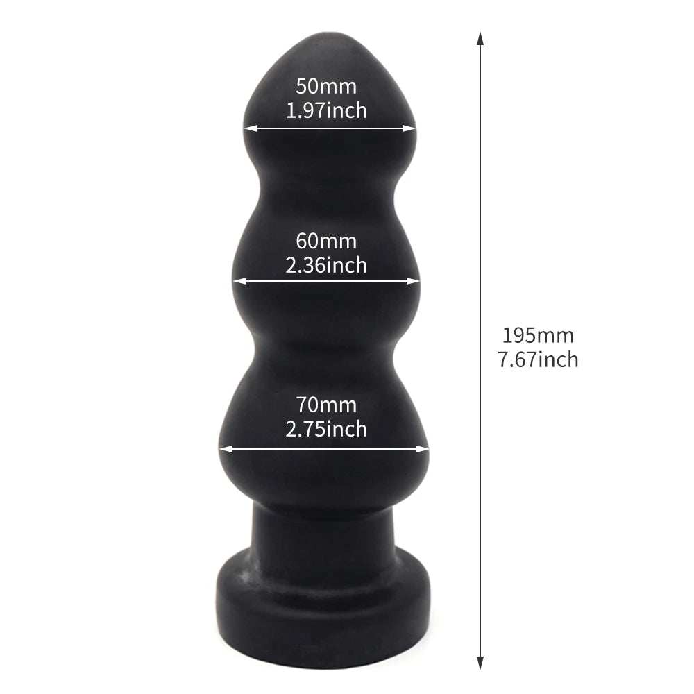 Big Anal Dildo Butt Plug - Premium Silicone Anal Plug Dilator Sex Toys for Women