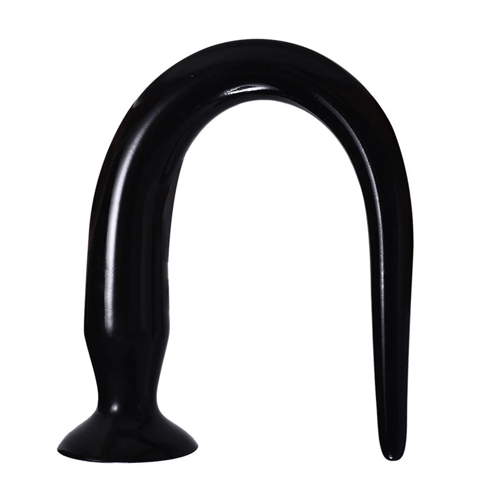 Silicone Thin Anal Dildo Dilator - 20 inch Long Skinny Tail Butt Plug Sex Toys for Women