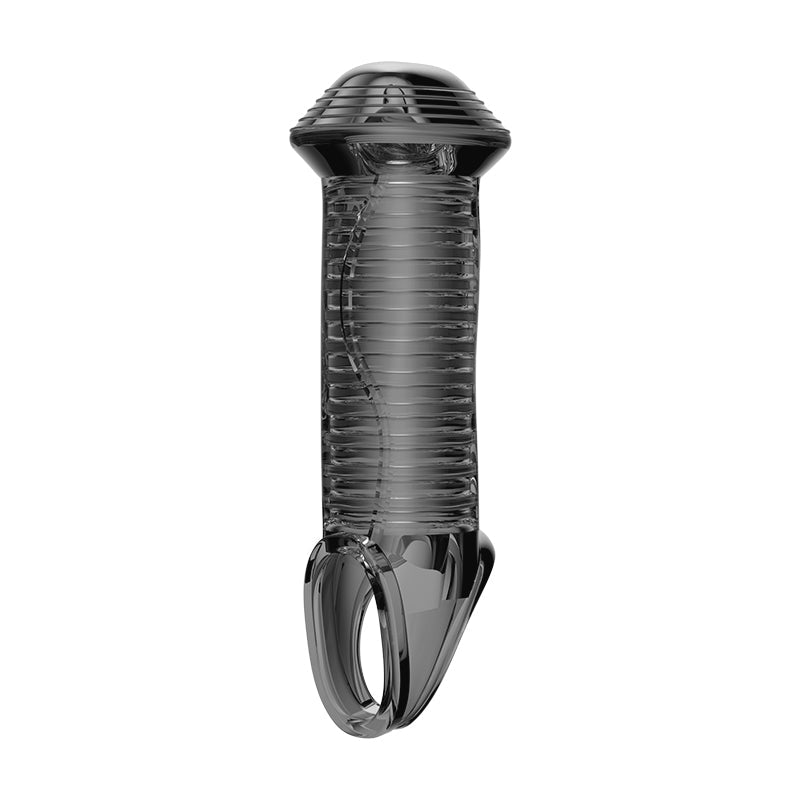 Jelly Cockring Penis Sleeve Sheath - Cock Extender Stand-to-Pee Delay Ejaculation Male Sex Toy