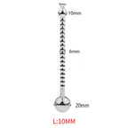 Metal Dildo Penis Plug - Stainless Steel Horse-Eye Stick Penis Milking Male Sex Toys