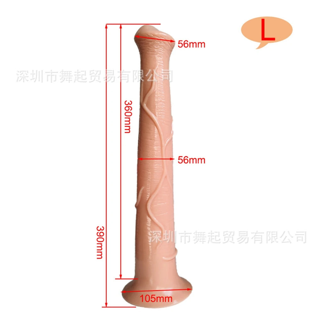 Long Horse Dildo Butt Plug - Realistic Animaldildo Riding Anal Orgasm Women Sex Toys