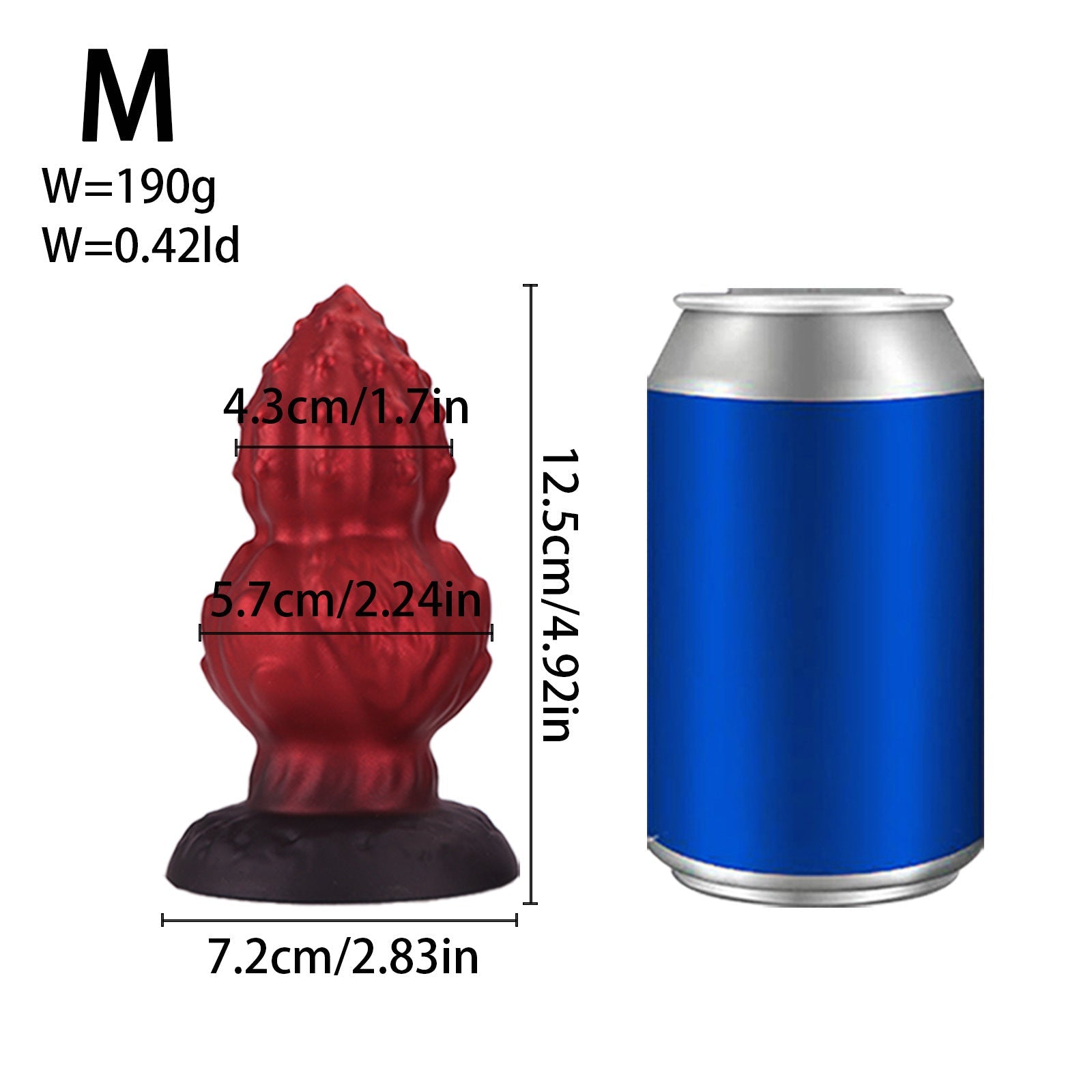 Walnut Monsterdildo Butt Plug - Silicone Anal Dilator Expander Vaginal Sex Toys for Men Women