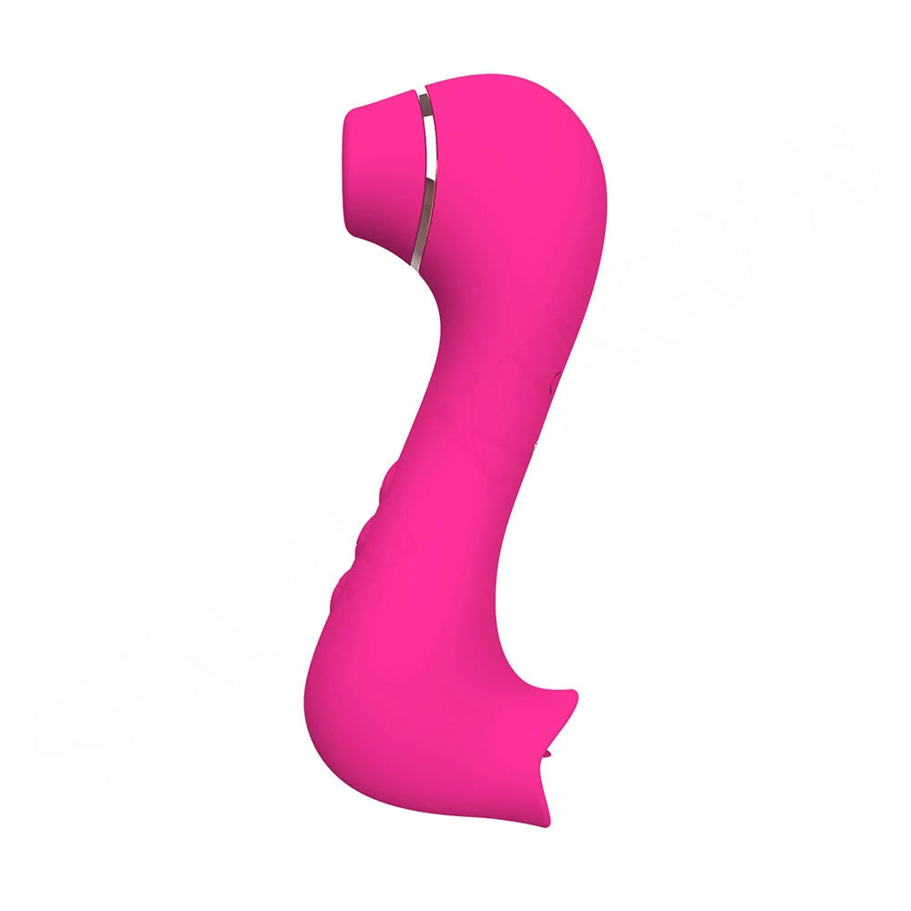 Rose Red Clit Sucking Vibrator - Tongue Licking Oral Sex Toys for Women Clitoral Stimulator