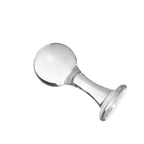 Glass Dildo Butt Plug - 40-60mm Big Ball Pyrex Crystal Anal Plug Sex Toys
