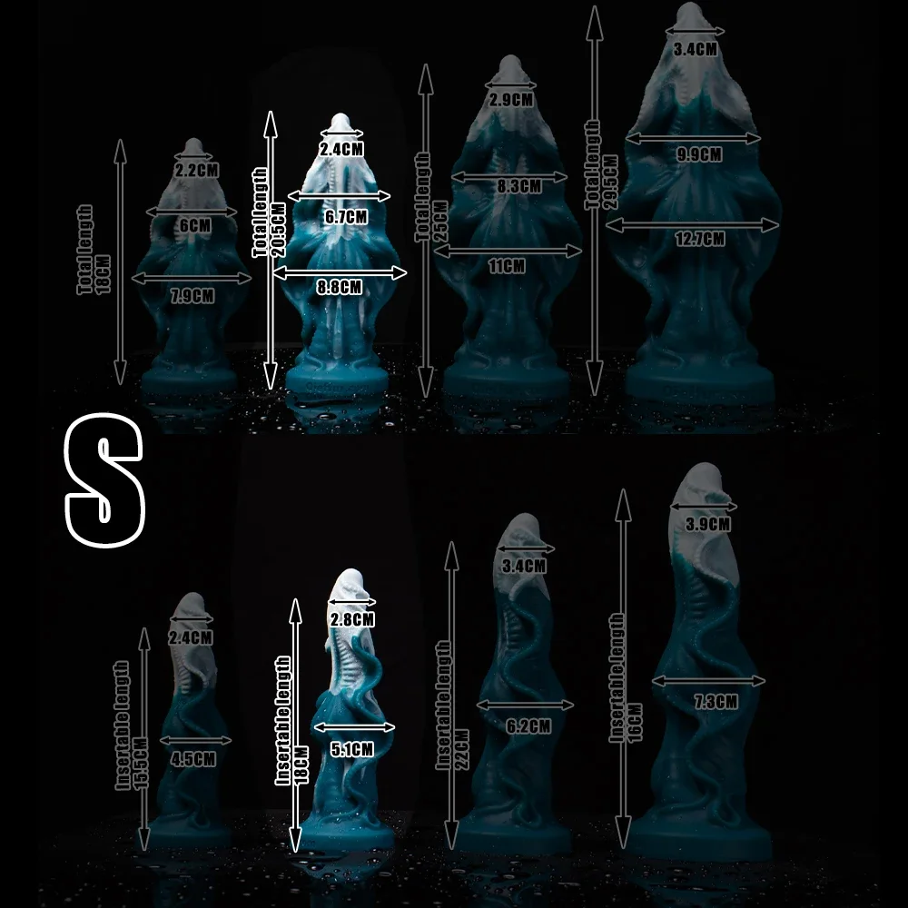 Fantasy Monsterdildo Butt Plug - Silicone Fantasy Animal Dildos Male Female Sex Toy