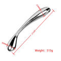 Metal Dildo Anal Plug - Double End Stainless Steel Butt Plug Sex Toys for Women Men