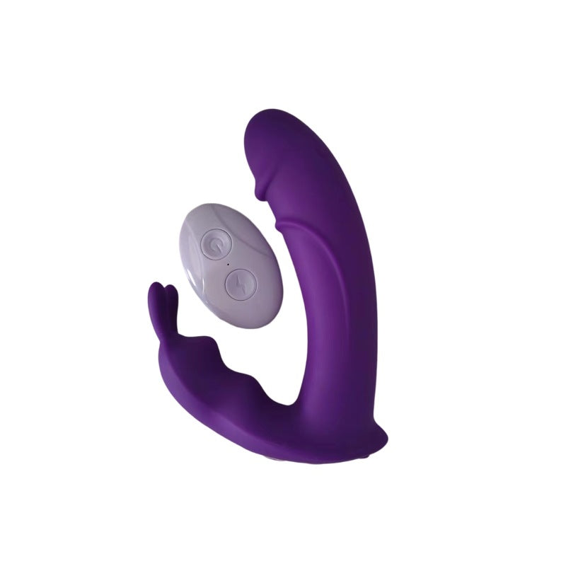 Remote Control Clitoral G Spot Vibrator - Rabbit Clit Clamps Anal Dildo Female Sex Toy
