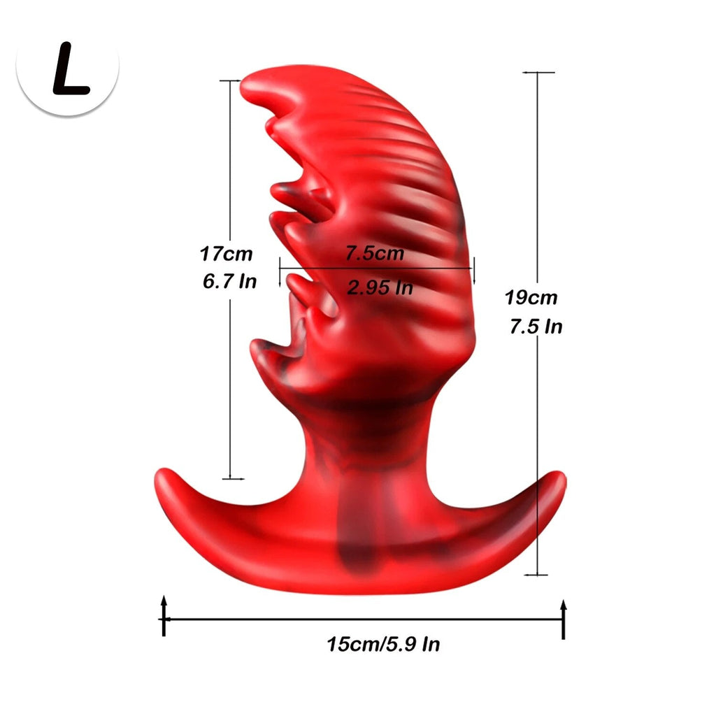 Exotic Monster Dildos Butt Plug - Fantasy Knotted Anal Dilator Vagina Prostate Massager