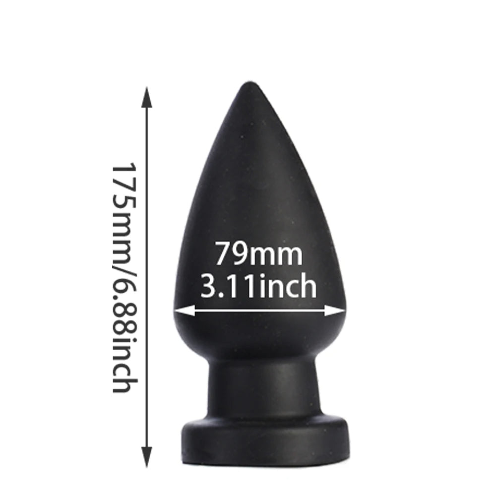 Big Anal Dildo Butt Plug - Premium Silicone Anal Plug Dilator Sex Toys for Women
