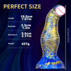 Exotic Knot Anal Dildo Butt Plug - Realistic Geoduck Silicone Dildos Sex Toy for Women