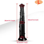 Huge Horse Dildo - 15 inch Long Animal Dildo Anal Plug Adult Toys