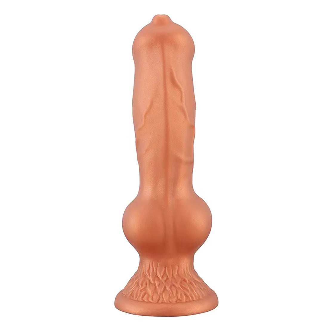 Big Knotted Dog Dildo Anal Plug - Realistic Animaldildo Beast Sex Toys for Women Lesbian