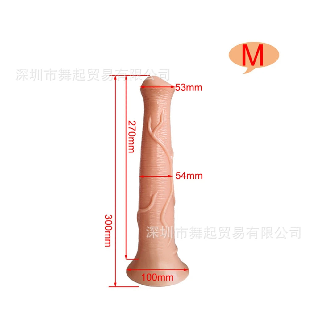 Long Horse Dildo Butt Plug - Realistic Animaldildo Riding Anal Orgasm Women Sex Toys