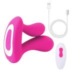 Remote Control Double Dildo Vibrator- Vibrating Butt Plug Panty Sex Toys