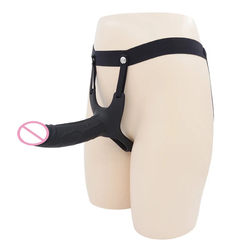 Male Strap On Cock Sleeve Sheath - Realistic Penis Enlarger Harneess Extender Pegging Play