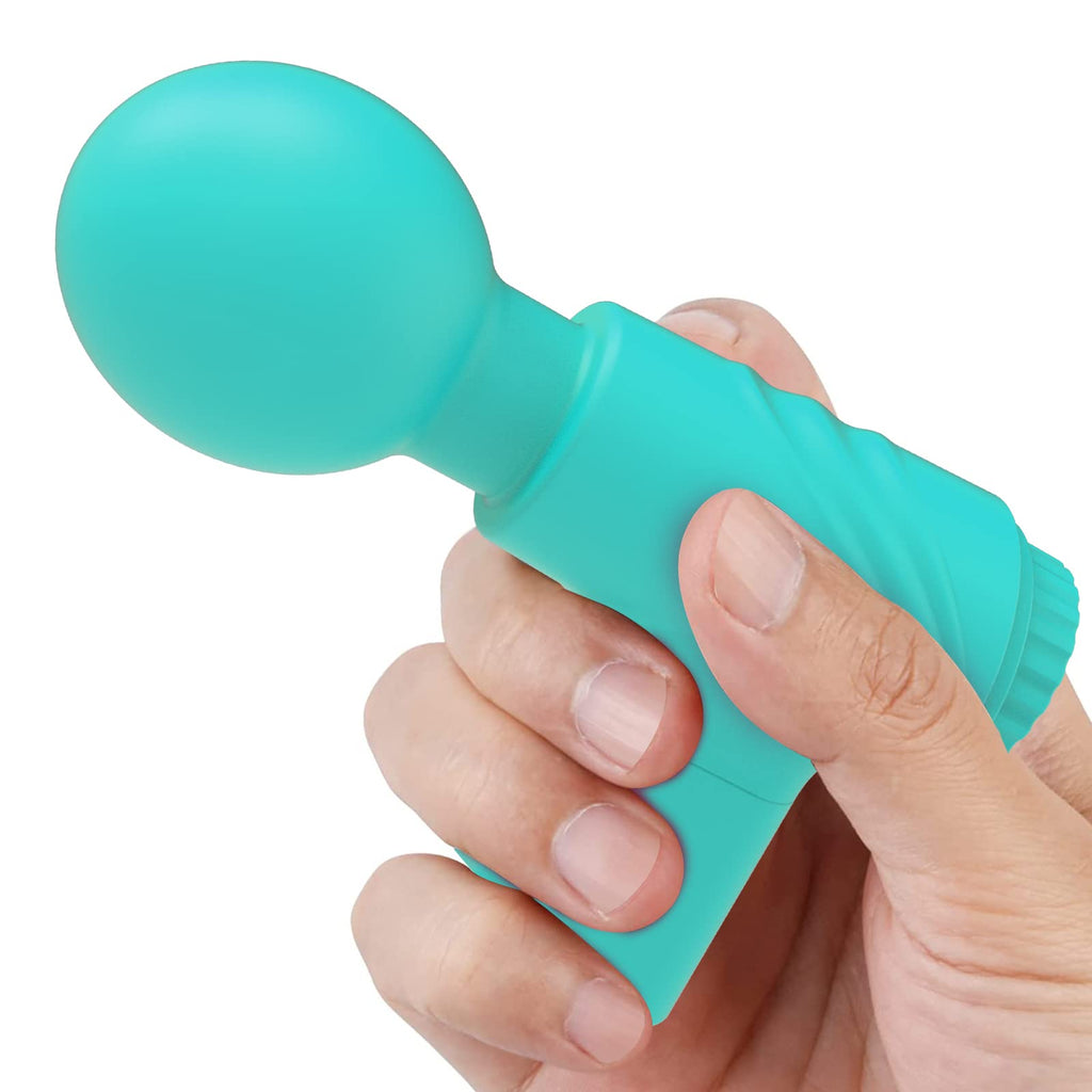 Massage Gun Magic Wand Vibrator - Pocket Powerful Nipple Clit Stimulator Sex Toy for Women