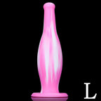 Fantasy Bowling Anal Dildo Butt Plug - Exotic Color-Mixing Silicone Sex Toys for Women