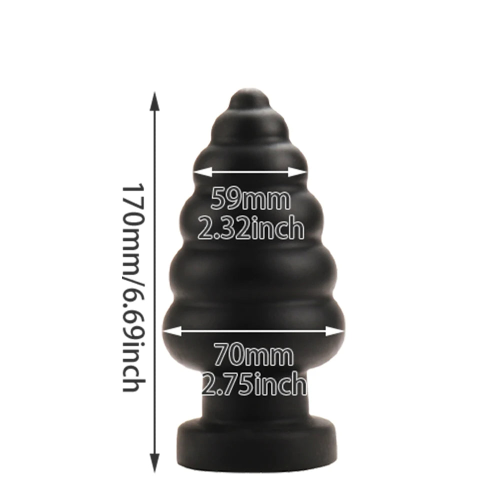 Big Anal Dildo Butt Plug - Premium Silicone Anal Plug Dilator Sex Toys for Women