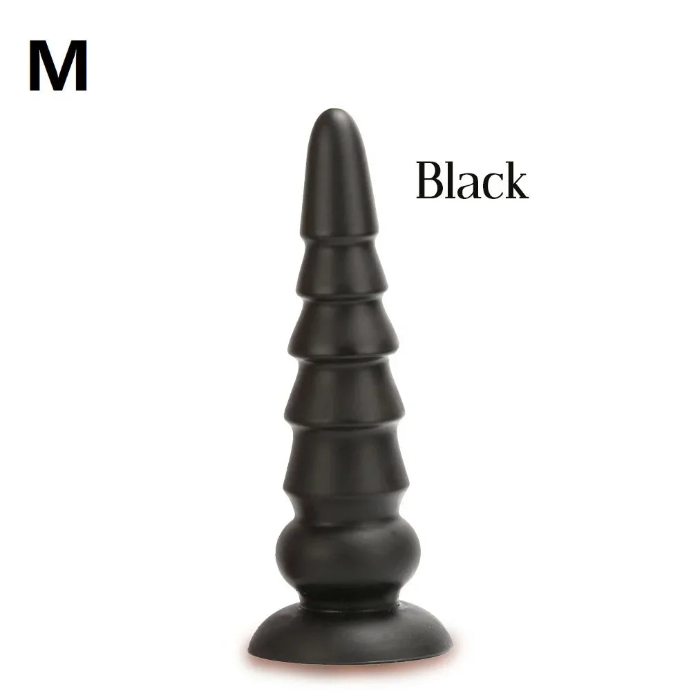 Silicone Anal Dildo Butt Plug - Exotic Conical Anal Dilator G Spot Prostate Massager