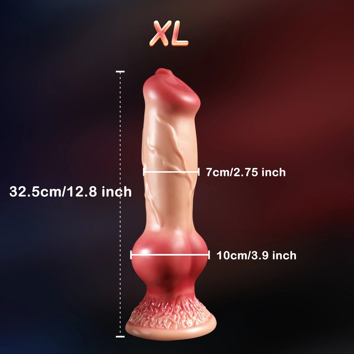 Huge Dog Dildo Butt Plug - Monster Animal Anal Dildos G Spot Prostate Massager