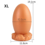 Soft Silicone Anal Dildo - Realistic Dragon Egg Butt Plug Dilator Adult Toys