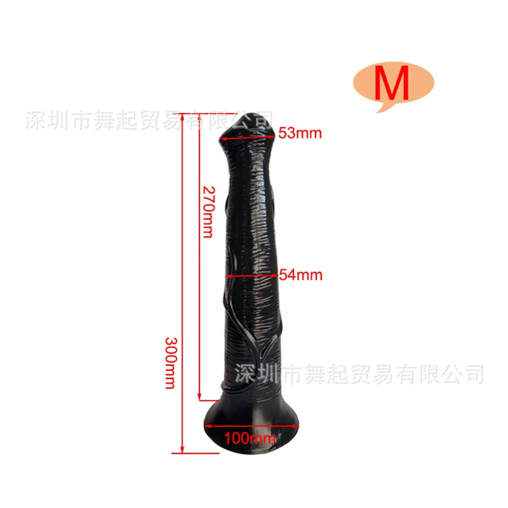 Long Horse Dildo Butt Plug - Realistic Animaldildo Riding Anal Orgasm Women Sex Toys