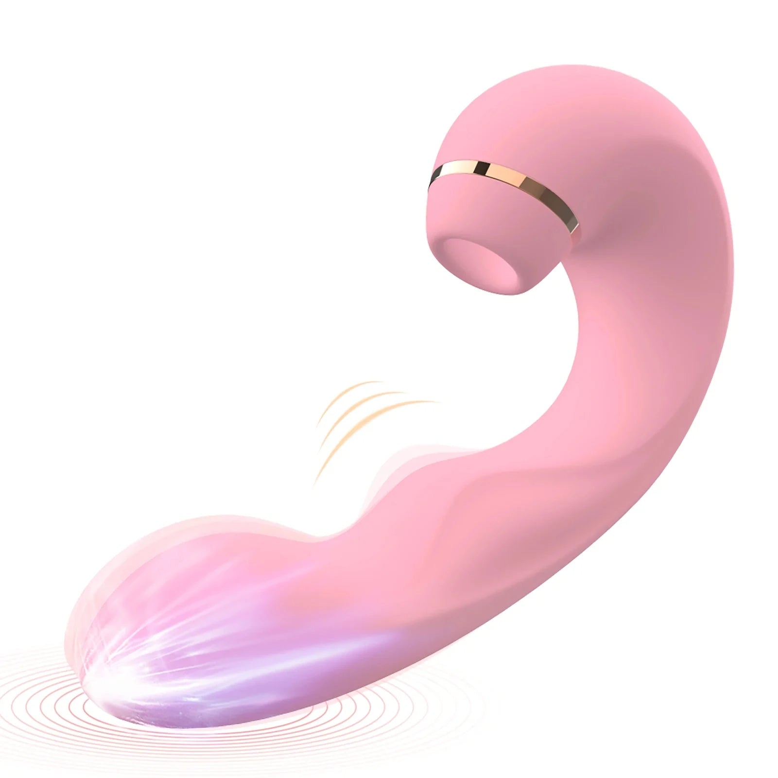 Double End Dildo Vibrator - G Spot Vibrator Clit Sucking Sex Toys for Women