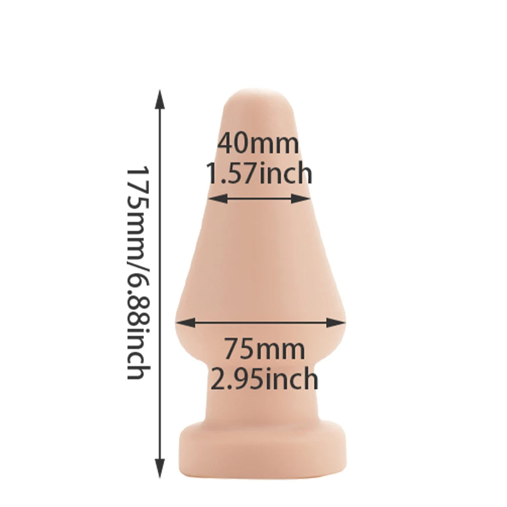 Big Anal Dildo Butt Plug - Premium Silicone Anal Plug Dilator Sex Toys for Women