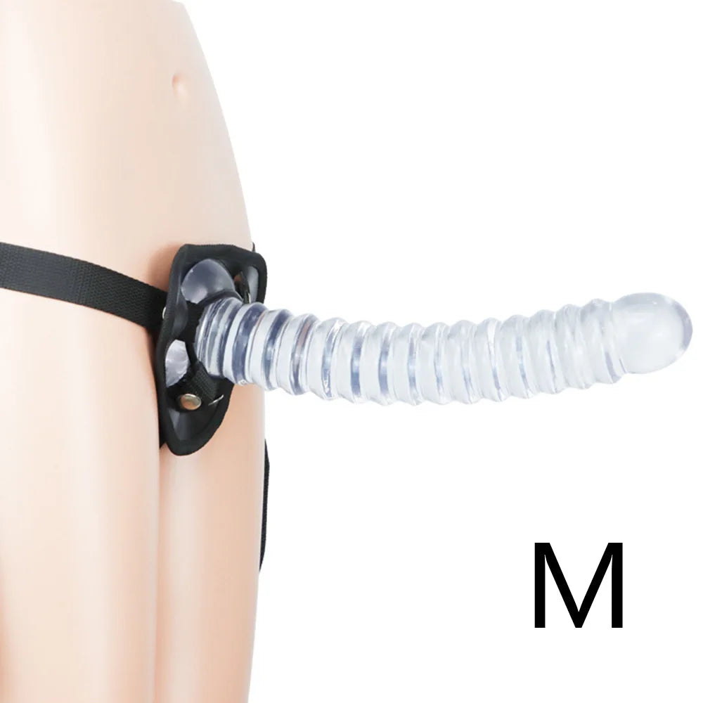 Strap-on Strapless Dildo Butt Plug - Big Suction Cup Dildo Female Sex Toys for Lesbian