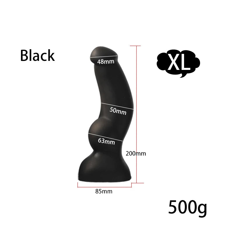 Big Knotted Dildo Large Butt Plug - Fantasy Animaldildo Anal Dilator Suction Cup Sex Toys