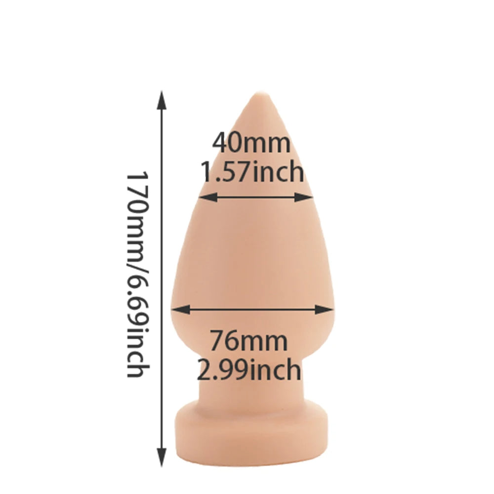 Big Anal Dildo Butt Plug - Premium Silicone Anal Plug Dilator Sex Toys for Women