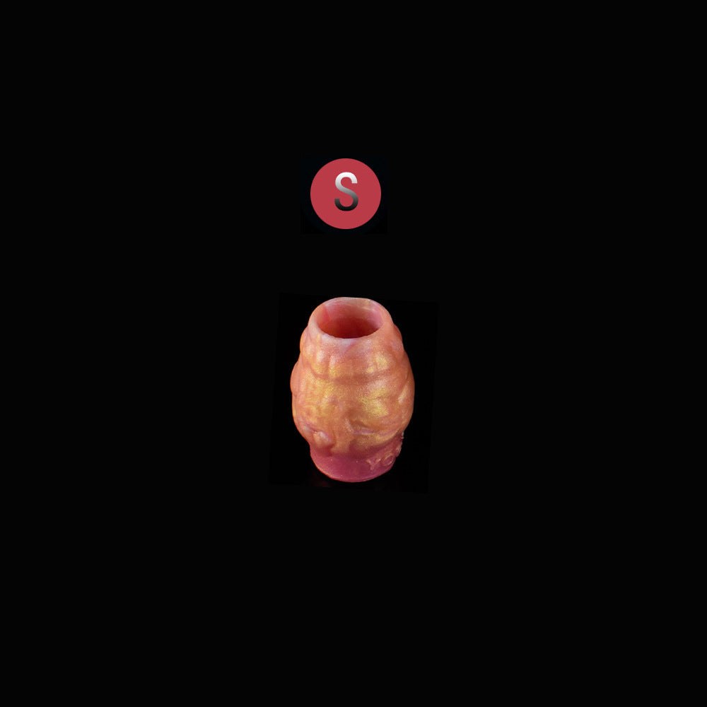 Fantasy Open End Cock Sleeve Penis Enlarger - Silicone Monster Dick Sheath Extender Trainer