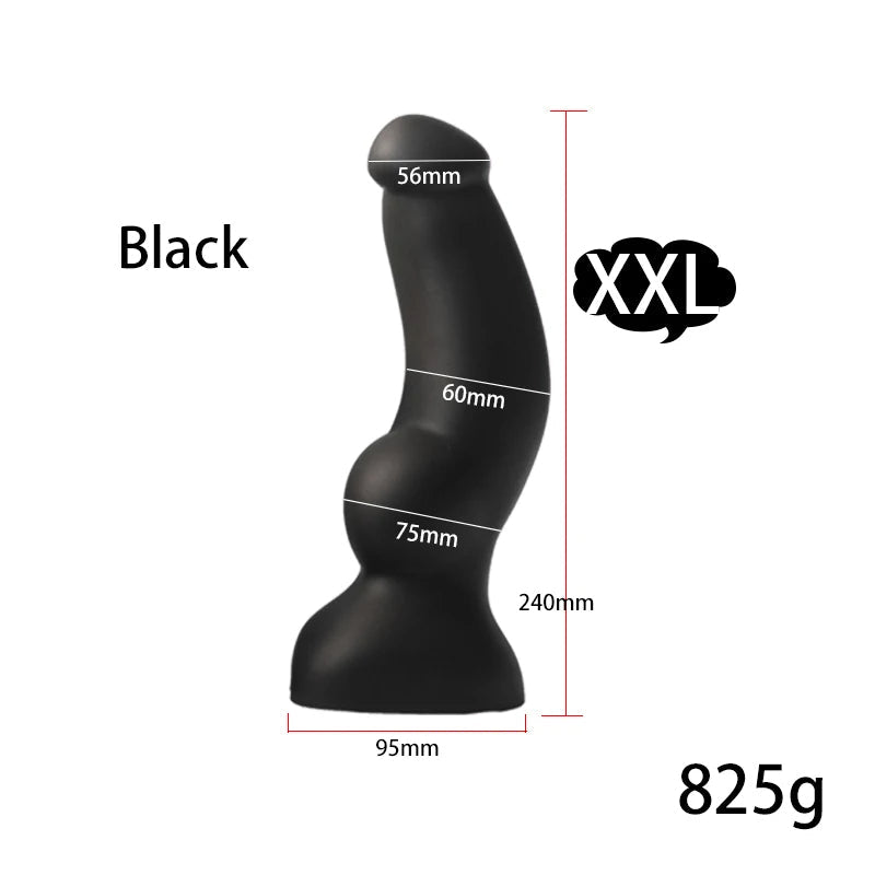 Big Knotted Dildo Large Butt Plug - Fantasy Animaldildo Anal Dilator Suction Cup Sex Toys