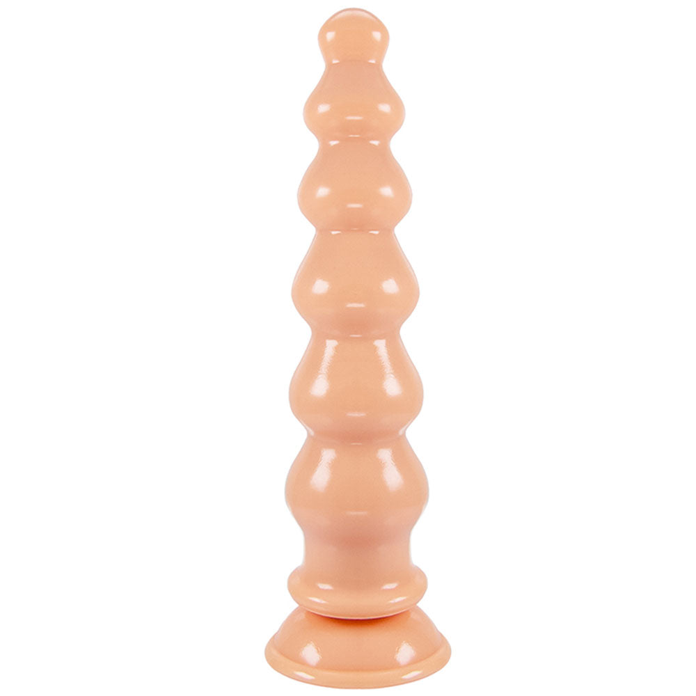 Giant Anal Beads Silicone Dildos - Soft Huge Dildo Butt Plug with Big Suction Cup