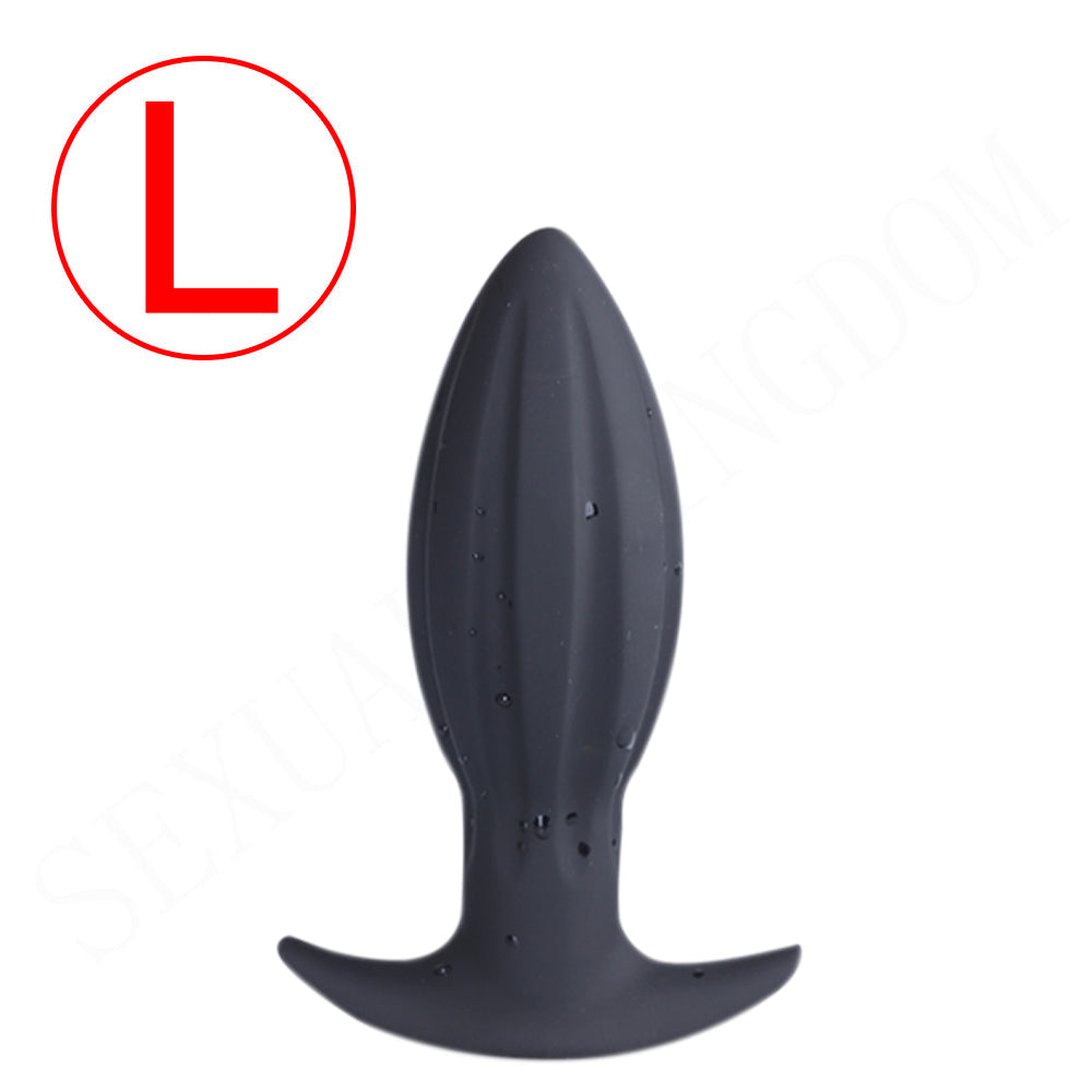 Big Threads Butt Plug - Silicone Anal Dildo Sex Toys for Women Men