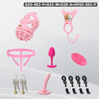Silicone Soft Nail Modular Chastity Cage System GSD Wearable Chastity Device