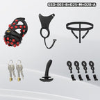 Silicone Soft Nail Modular Chastity Cage System GSD Wearable Chastity Device