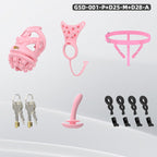Silicone Soft Nail Modular Chastity Cage System GSD Wearable Chastity Device