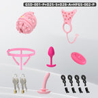 Silicone Soft Nail Modular Chastity Cage System GSD Wearable Chastity Device