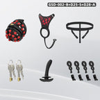 Silicone Soft Nail Modular Chastity Cage System GSD Wearable Chastity Device