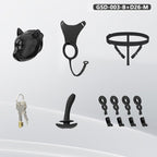 Puppy Head Chastity Cage Set with Underwear & Plug-GSD Series