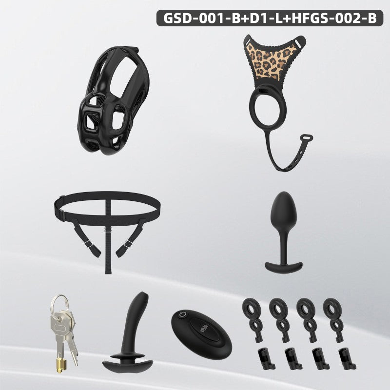 Upgraded Cobra Chastity Cage With Underwear & Plug – Complete Locked Set GSD Series
