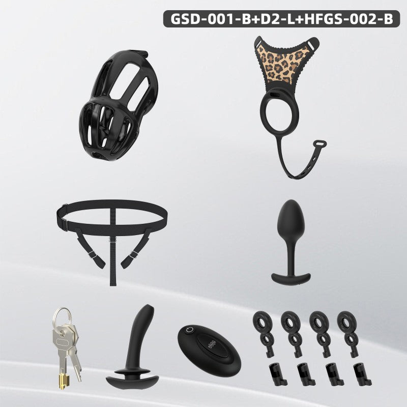 Modular Silicone Chastity Cage System | Remote Control Vibration & Adjustable Wearable Design (GSD D2)