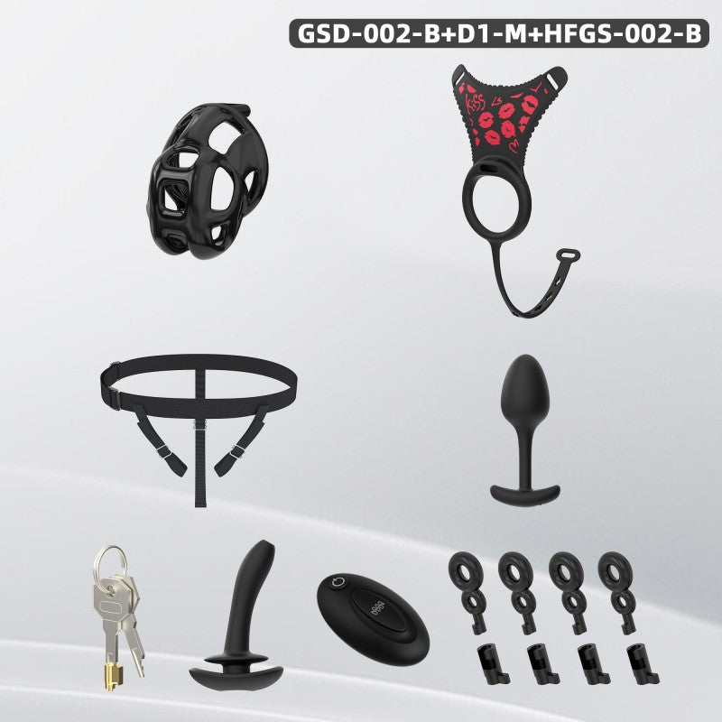 Upgraded Cobra Chastity Cage With Underwear & Plug – Complete Locked Set GSD Series