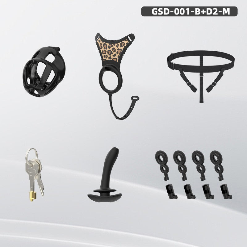 Modular Silicone Chastity Cage System | Remote Control Vibration & Adjustable Wearable Design (GSD D2)